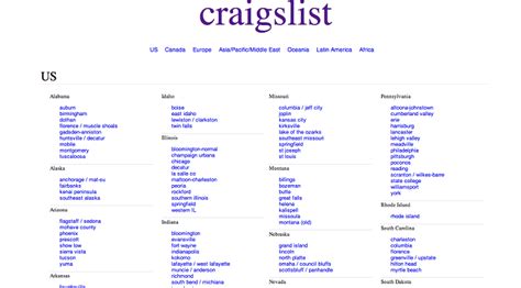 List of all international craigslist. . Craiglist slo